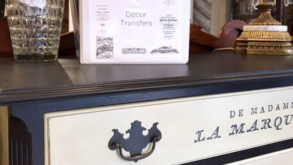 LA MARQUIS DRESSER WITH DECOR TRANSFER