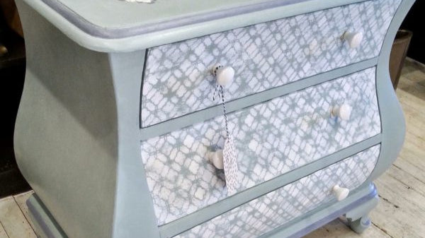 BOMBAY CHEST WITH STENCIL