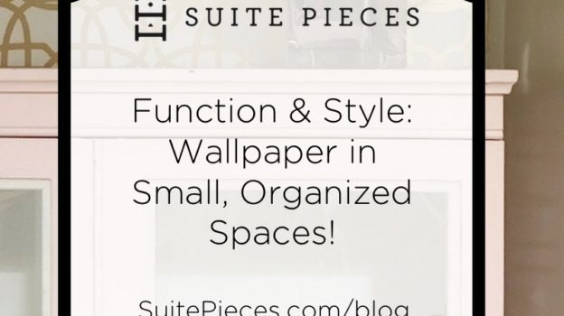 Function & Style: Wallpaper Used in Small, Organized Spaces!