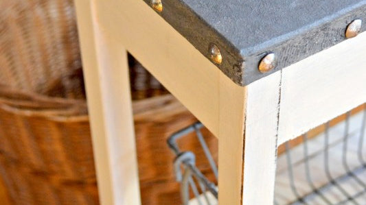 Galvanized Steel Look with Pearl Plaster