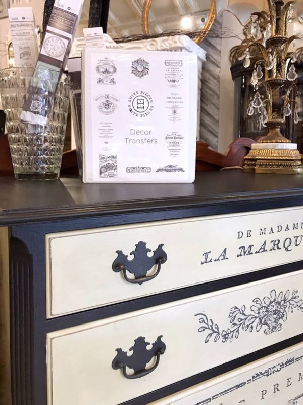LA MARQUIS DRESSER WITH DECOR TRANSFER