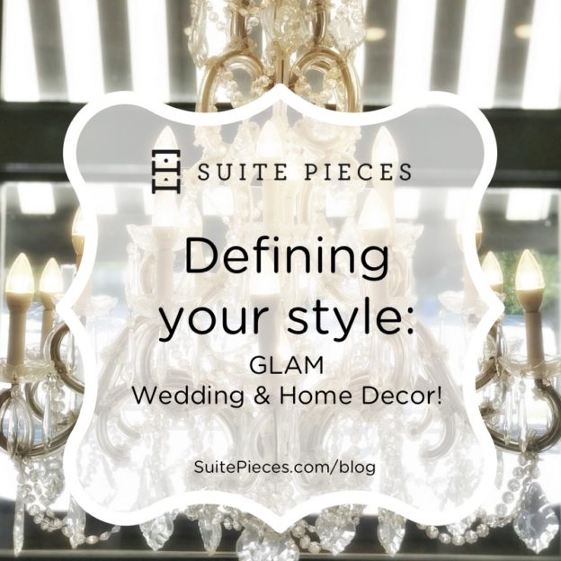 glam wedding style