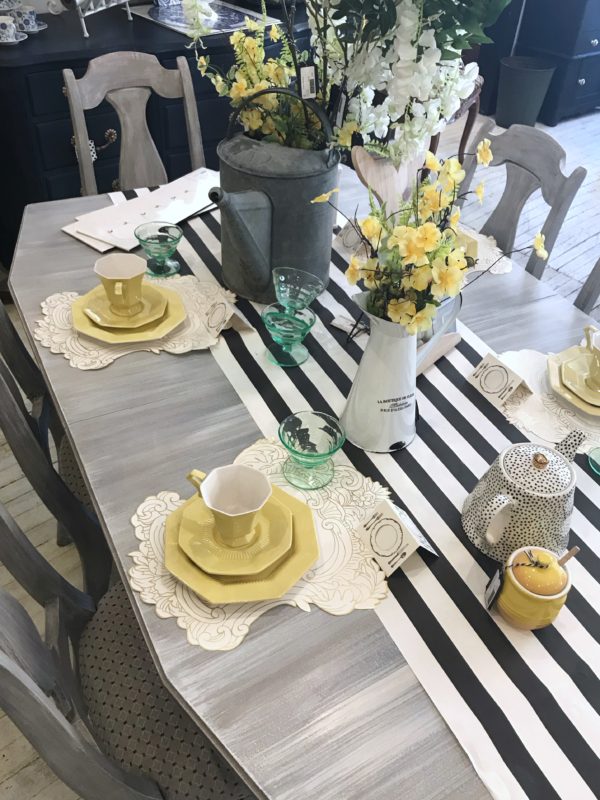 DRIFTWOOD FINISH DINING SET
