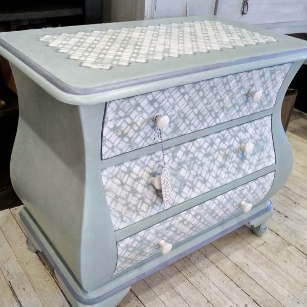 BOMBAY CHEST WITH STENCIL