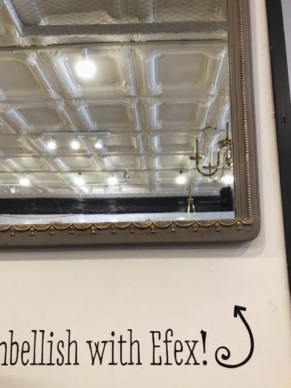 MIRROR WITH EFEX APPLIQUES